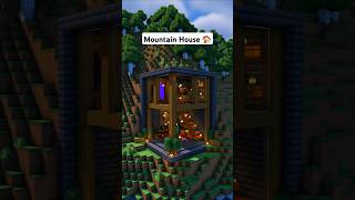 Minecraft Modern Mountain House 🏠 minecraft [upl. by Wina382]