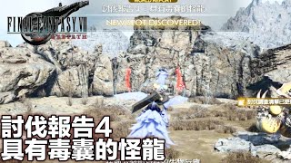 FF7 Rebirth 貢加加地區 討伐報告4 具有毒囊的怪龍 怎麼去？ WORLD REPORT [upl. by Adnawad931]