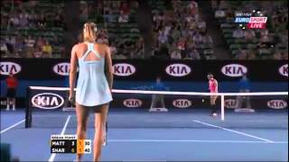 Maria Sharapova vs Bethanie MattekSands Australian Open 2014 Round 1 [upl. by Spillihp862]