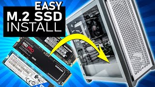 How to Install an NVMe or SATA M2 SSD in a PC [upl. by Ehman]