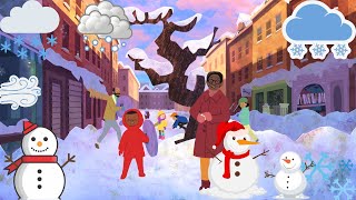 Snowy Day  The Snowy Day Storytelling  Stories for Children [upl. by Yednarb225]