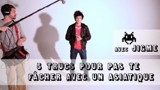 Les clichés de Jigmé  5 clichés sur les asiatiques quotJai demandé à un grandquot [upl. by Atnoid]