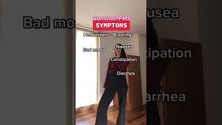 Most common PMS symptoms shorts [upl. by Nylirem]