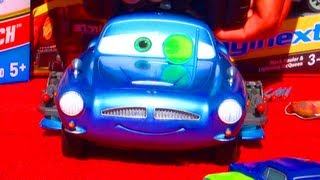 Cars 2 Air Hogs RC Finn McMissile Disney Pixar Toy Review  Talking Toy Sounds amp Fire Spy Weapons [upl. by Mychal161]