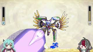 Mega Man X8 Demake  Final Boss Unarmored X  Buster Only [upl. by Amoreta294]