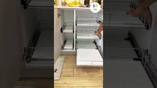 MAXIMIZE YOUR SPACE  Kitchen Pull Out Drawer Organization Ideas [upl. by Sukramal475]