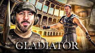 GLADIATOR REACTION  FIRST TIME WATCHING  EXTREMELY EMOTIONAL [upl. by Arbuckle]