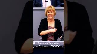 Brigitte Pothmer  Politischer Sachverstand keine Kernkompetenz der Grünen  shorts [upl. by Odnumyer]