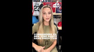 The Washington Commanders vs New York Giants game predictions [upl. by Daph347]