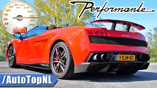 LAMBORGHINI GALLARDO PERFORMANTE  100200 ACCELERATION POV amp INCREDIBLE SOUND by AutoTopNL [upl. by Hauser]