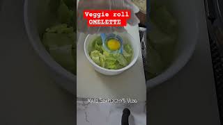 VEGG ROLL OMELETTE asmr omelette shortvideo eggrecipes egg youtubeshorts vuralvideo trending [upl. by Piefer]