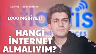 Hangi İnterneti Almalıyım AtlantisNet Alınır mı 1000 Mgbiyet Fiber internet [upl. by Japha]