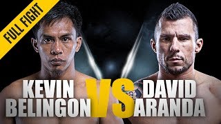 ONE Full Fight  Kevin Belingon vs David Aranda  Devastating KO  December 2013 [upl. by Ayidan349]