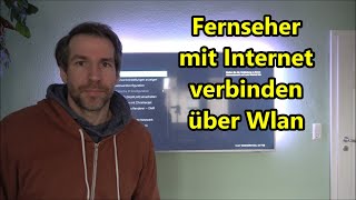 Fernseher mit Wlan verbinden  So Fernseher mit Internet verbinden WiFi einrichten Android TV [upl. by Alyahsal]