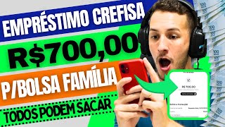 EMPRÉSTIMO CREFISA LIBERADO para TODOS do BOLSA FAMÍLIA e do CADASTRO ÚNICO COMO CONTRATAR [upl. by Attelra]