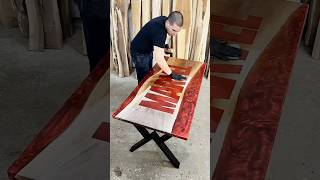 Love Marvel  Resin art  Epoxy resin furniture yt wood epoxyresin homedecor [upl. by Cacka]