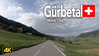 Gürbetal Switzerland 🇨🇭 Driving from Wimmis to Belp [upl. by Levin]