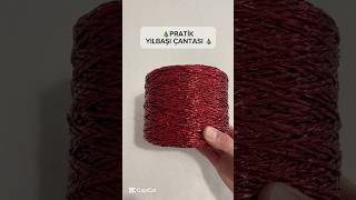 YILBAŞI ÇANTASI örgüçanta yılbaşıçantası örgü knitting crochet yılbaşı [upl. by Eymaj274]