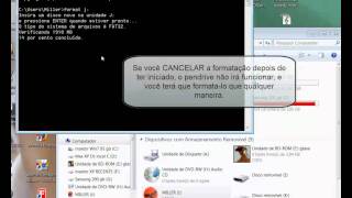 Como formatar pendrive que não quer formatar [upl. by Iredale]