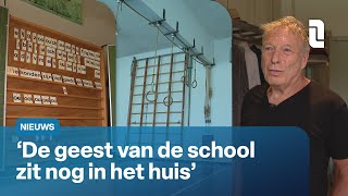 Guido woont in oude basisschool Gymzaal en kinderkapstok nog intact gehouden  L1 Nieuws [upl. by Emor147]