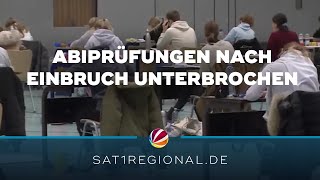 Nach Einbruch in Schule Abiprüfungen in ganz Niedersachsen unterbrochen [upl. by Foushee]