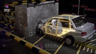 Crash Test of Saipa X100 Car Group [upl. by Oralle317]