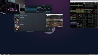 BTOP with GPU monitoring Archlinux [upl. by Airbmac]