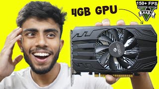 CHEAPEST 4GB GPU For GamingDDR5 🤩 Normal PC Into Gaming PC  GTX 1050Ti [upl. by Nylrehc327]