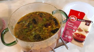 MTR Rasam PowderRasam recipe in teluguRasam with MTR Rasam powderTasty easy Rasamcharu recipe [upl. by Inafit643]