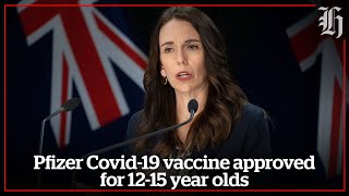 Pfizer Covid19 vaccine approved for 1215 year olds  nzheraldconz [upl. by Notlrak]