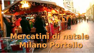 mercatini di natale a Milano al Portello [upl. by Yrehcaz]