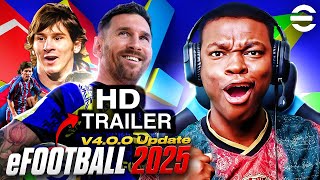 eFOOTBALL 2025 MOBILE TRAILER REACTION🤯🔥🔥 [upl. by Hertha]