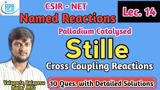 Stille Cross Coupling Reactions  Palladium catalysed CC bond formation  CSIR  NETGATE JAM [upl. by Alaster]