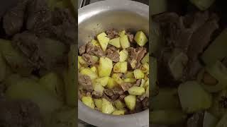 Potato And Beef Tenderloin Stew beefstew shortsfeed potato video shorts viralshorts [upl. by Lishe]