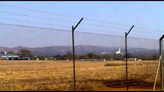 ZSARV Convair 440 landing at Wonderboom Airport 19 June 2012 [upl. by Prochoras]