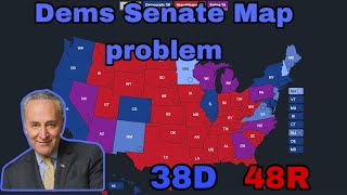 Democrats have a Senate Map Problem and here is how to FIX it [upl. by Atiuqehc]