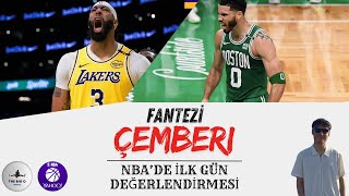 Fantezi Çemberi B4 İlk Gün Özel  CelticsKnicks ve LakersWolves  Rotasyonlar ve Beklentiler [upl. by Sura]