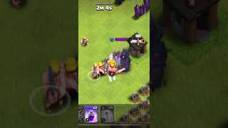 31 barbarians vs a level 6 pekka clashofclans keepclashing coc supercell barbarian pekka [upl. by Hsetih]