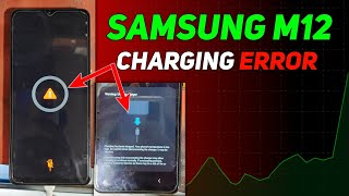 Samsung M12 charging Issue  Warning Unplug charger Samsung [upl. by Assirrac]