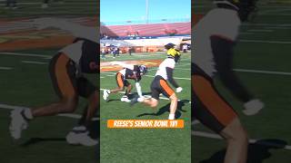 Roman Wilson gets loose Reeses Senior Bowl 1v1 NFL SeniorBowl [upl. by Ayo]