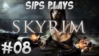 Sips Plays Skyrim  Part 8  Leia Level 5 Dragonslayer [upl. by Enihpad505]