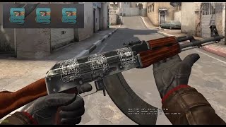 STICKER SCRAPING  STONE SCALES  AK47 STOCK [upl. by Ynnattirb]