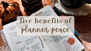 Five Benefits of Planner Peace [upl. by Juni]