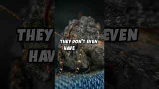 Moths eat clothes animalfacts naturemyths mythsbusters wildlife shorts [upl. by Stephannie275]