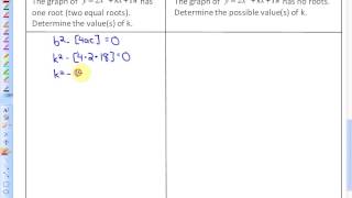 44 part 2 The Discriminant of the Quadratic Formula Nature of the Roots [upl. by Yelrahc]