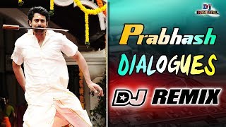 Prabhas Punch Dialogues DJ Remix  Full Teenmar Bass DJ Remix DJ Rami Patel [upl. by Cutler]