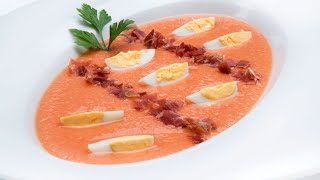 Receta de Salmorejo tradicional  Karlos Arguiñano [upl. by Waldemar]