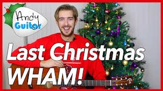 EASY 4 Chord Christmas Song  LAST CHRISTMAS by WHAM [upl. by Attirb59]