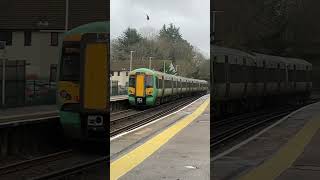 Southern 377 111 passing woolston with the NHS we thank you livery [upl. by Malloch488]