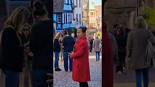 Centre ville Riquewhir promenade balades colmar alsace basrhin love travel visit visiter [upl. by Zilevi]